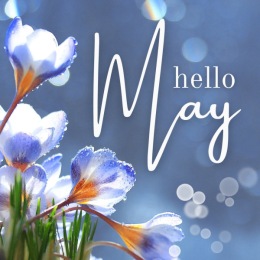 flowers and script