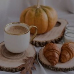 Join us in the Clubhouse on Monday pastries and coffee on a table